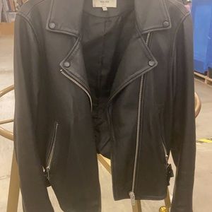 Reiss Leather Jacket, size 10